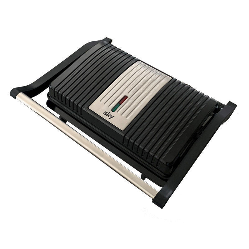 Sky Τοστιέρα για 2 Τοστ 1000W Inox / Μαύρη