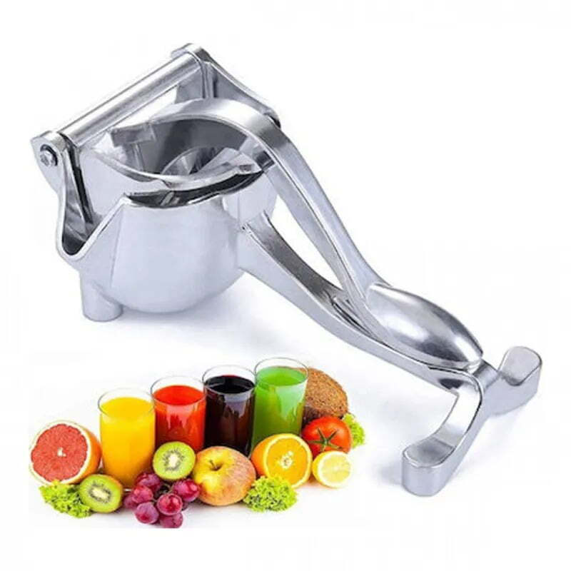 Πρέσα Χειρός Πορτοκαλιού από Ανοξείδωτο Ατσάλι σε Ασημί Χρώμα - Image 2