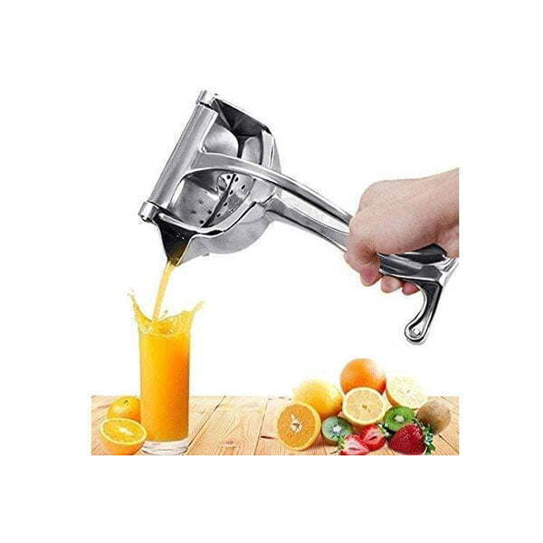 Πρέσα Χειρός Πορτοκαλιού από Ανοξείδωτο Ατσάλι σε Ασημί Χρώμα