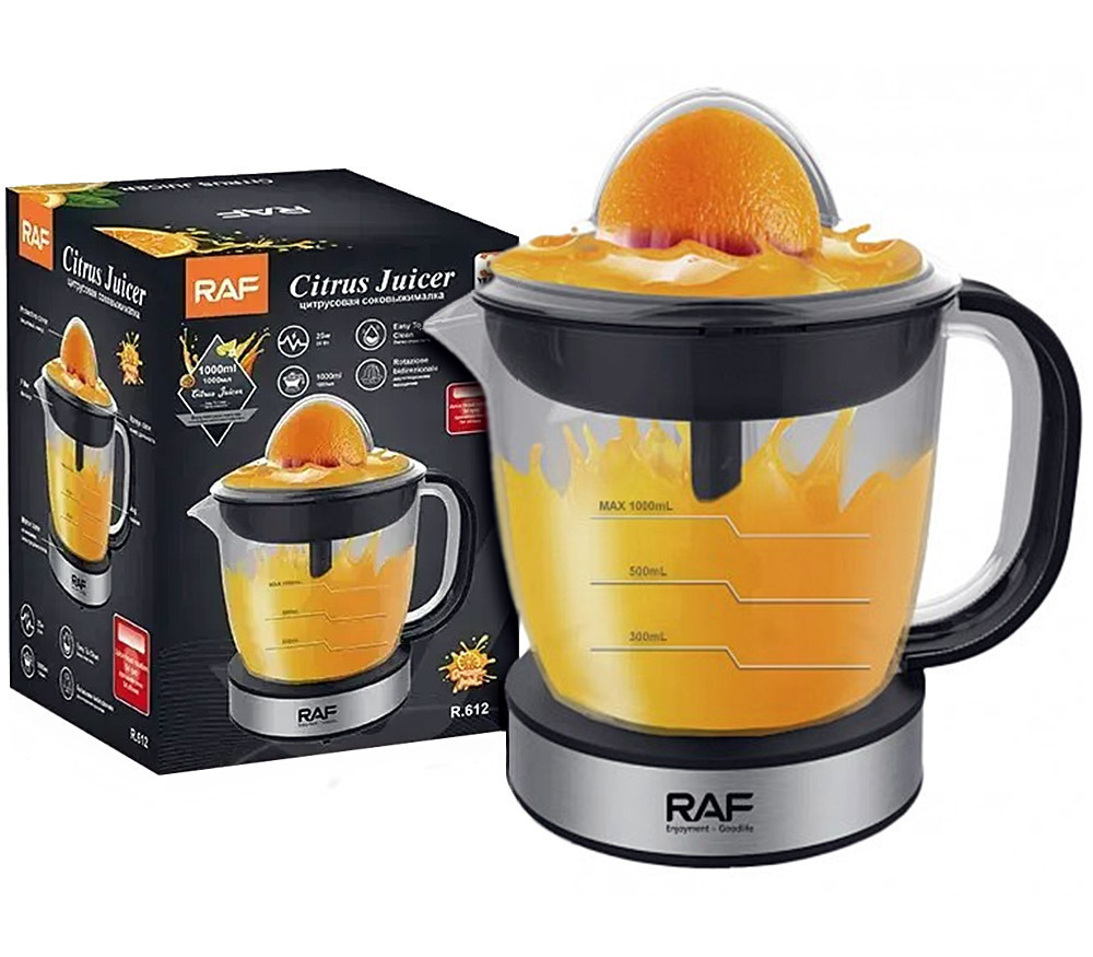 Raf Ηλεκτρικός Στίφτης 25W με Χωρητικότητα 1lt Μαύρος