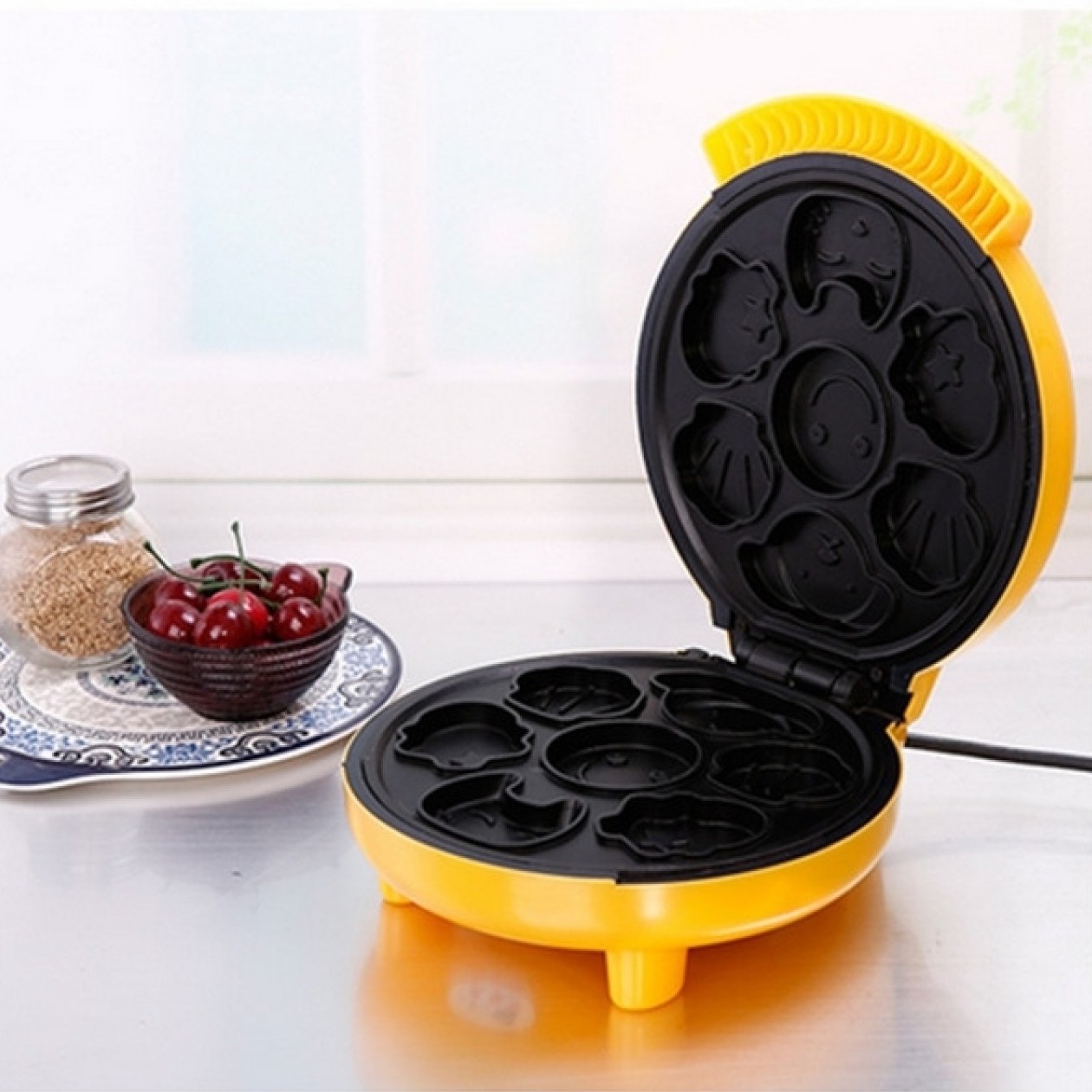 Σούπερ Μίνι Βαφλιέρα για Cartoon Βαφλάκια - Συσκευή Παρασκευής Κέικ - Mini Cake Machine - Image 5