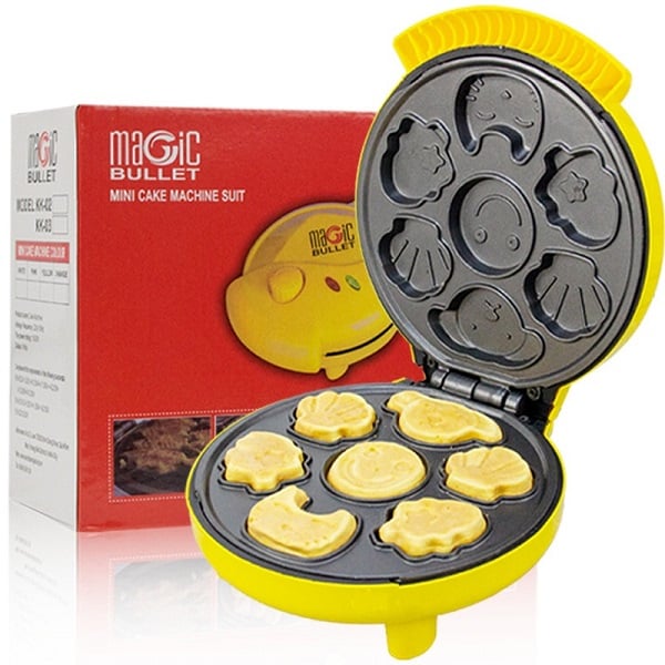 Σούπερ Μίνι Βαφλιέρα για Cartoon Βαφλάκια - Συσκευή Παρασκευής Κέικ - Mini Cake Machine - Image 7