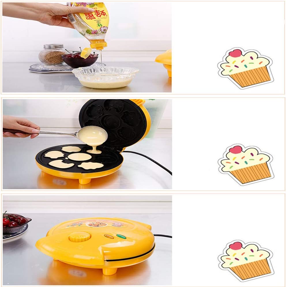 Σούπερ Μίνι Βαφλιέρα για Cartoon Βαφλάκια - Συσκευή Παρασκευής Κέικ - Mini Cake Machine - Image 8