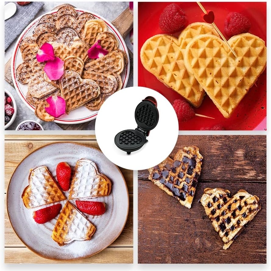 Βαφλιέρα Σε “Σχήμα Καρδιά” 350W - Image 2