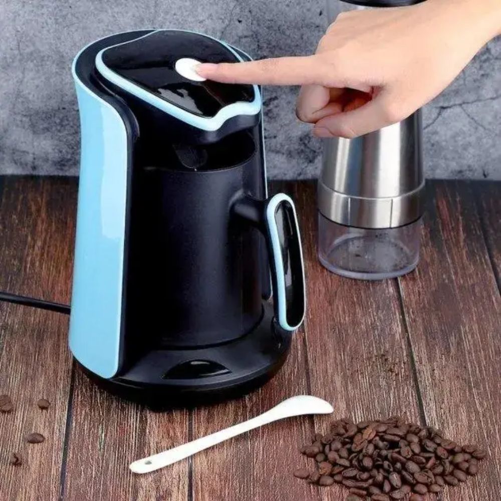 RAF Μηχανή Ελληνικού Καφέ 600W με Χωρητικότητα 300ml, Έξυπνο Αισθητήρα & Αντιθερμική Επένδυση για 1-3 Φλιτσάνια - Image 10