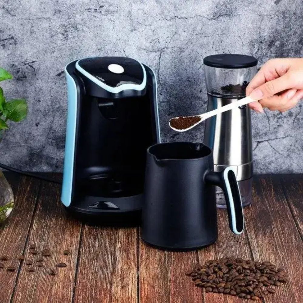 RAF Μηχανή Ελληνικού Καφέ 600W με Χωρητικότητα 300ml, Έξυπνο Αισθητήρα & Αντιθερμική Επένδυση για 1-3 Φλιτσάνια - Image 2